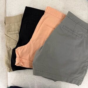 Lot of Old Navy Women's Shorts - Black, Tan, Peach, Gray